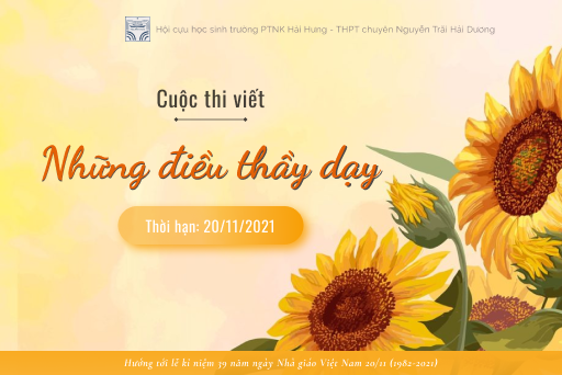 Phát động cuộc thi viết "Những điều thầy dạy" dành cho cựu học sinh nhà trường